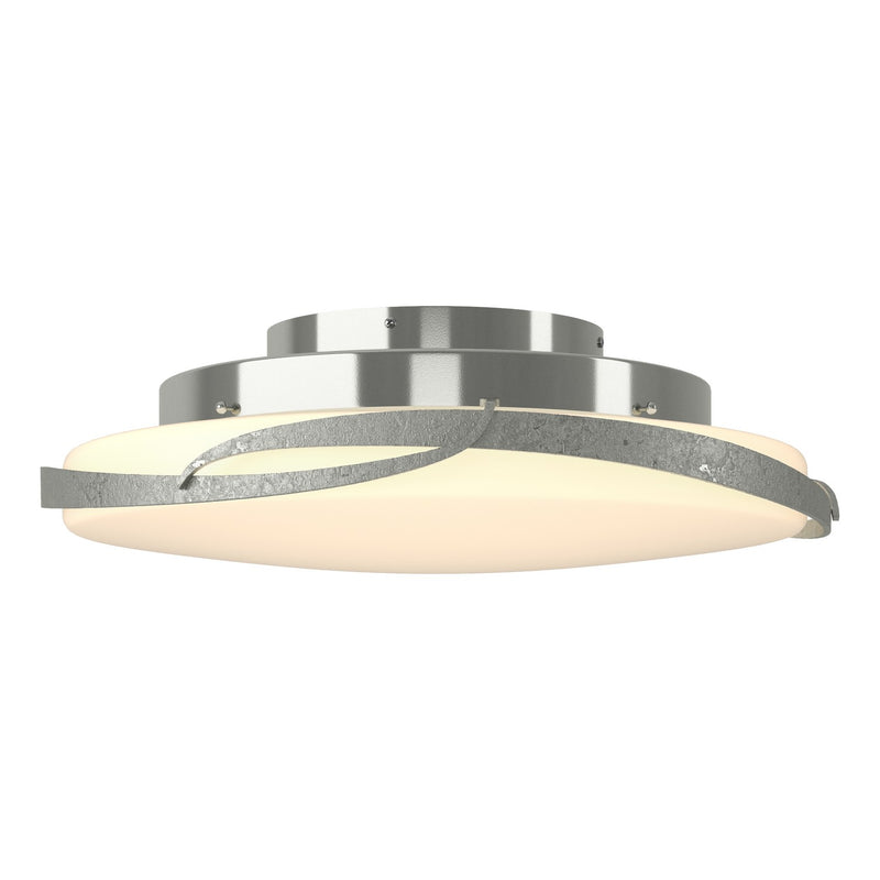 Hubbardton Forge 126742-LED-85-GG0437 LED Semi-Flush Mount, Sterling
