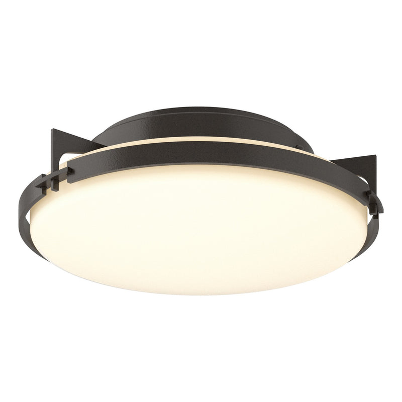 Hubbardton Forge 126745-SKT-14-GG0097 Two Light Flush Mount, Oil Rubbed Bronze