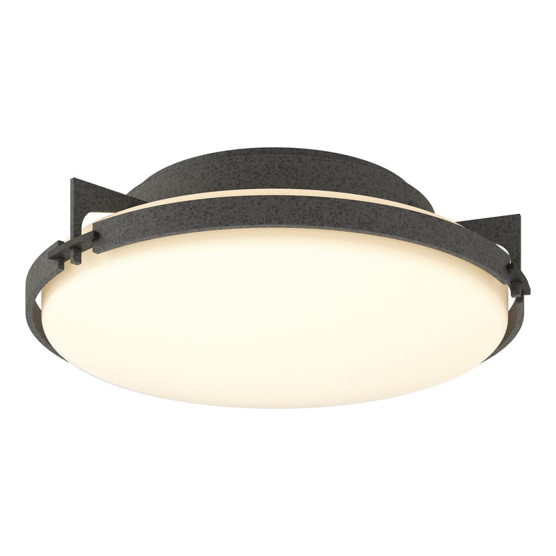 Hubbardton Forge 126745-SKT-20-GG0097 Two Light Flush Mount, Natural Iron