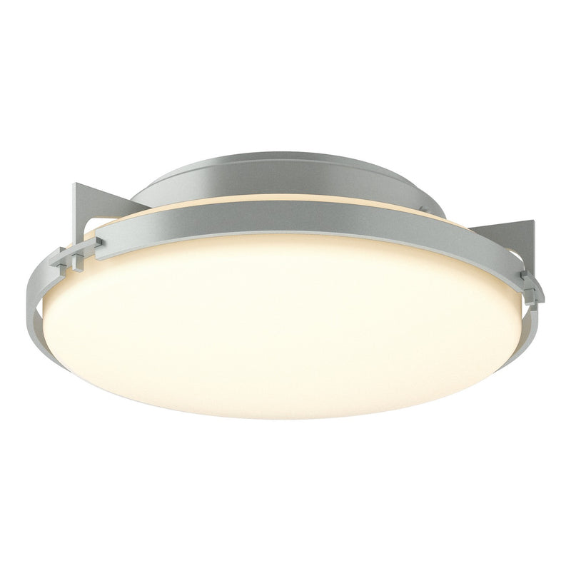 Hubbardton Forge 126745-SKT-82-GG0097 Two Light Flush Mount, Vintage Platinum