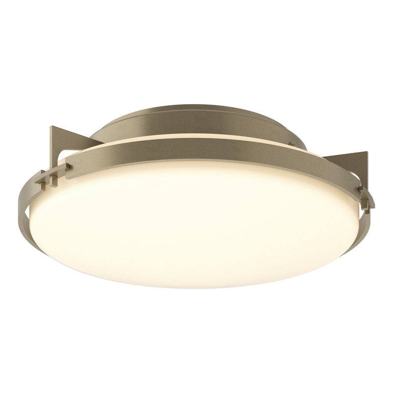 Hubbardton Forge 126745-SKT-84-GG0097 Two Light Flush Mount, Soft Gold