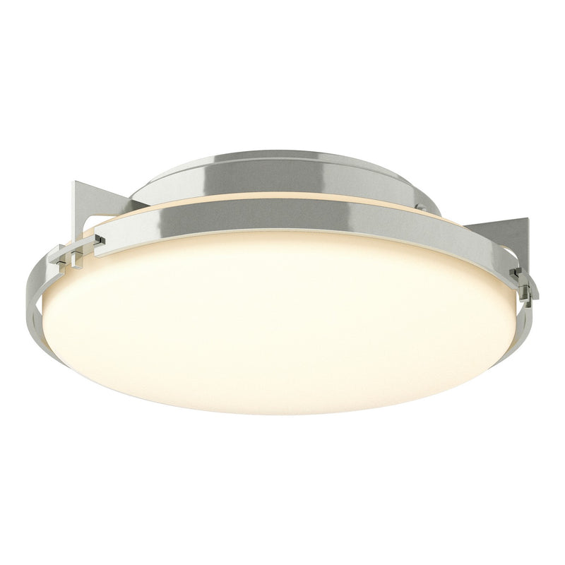 Hubbardton Forge 126745-SKT-85-GG0097 Two Light Flush Mount, Sterling