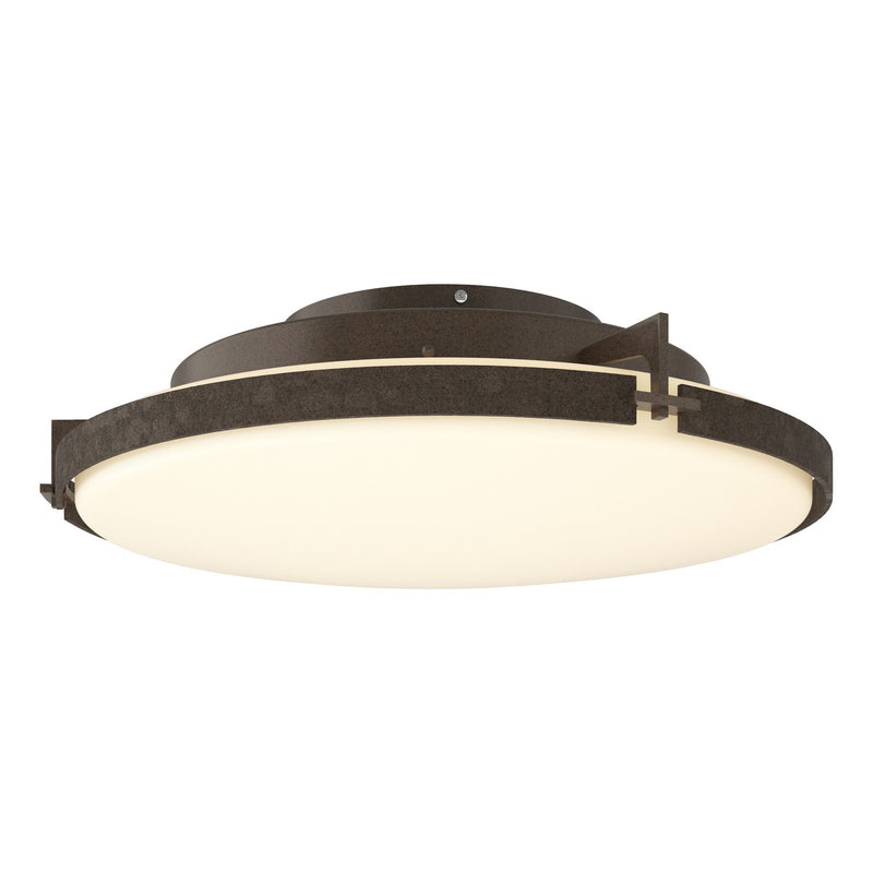 Hubbardton Forge 126747-LED-05-GG0437 LED Semi-Flush Mount, Bronze