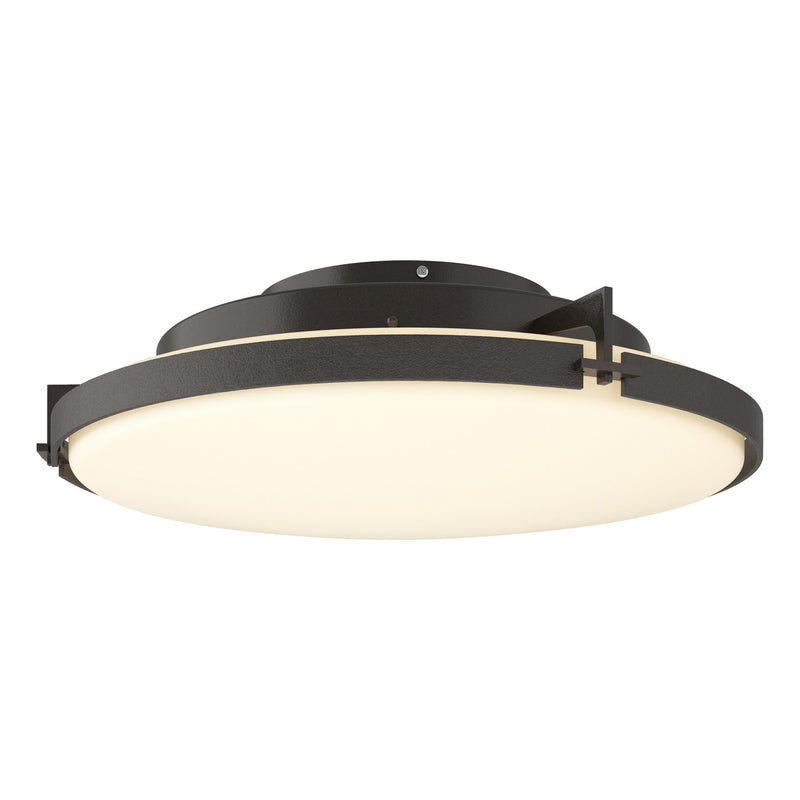 Hubbardton Forge 126747-LED-14-GG0437 LED Flush Mount, Oil Rubbed Bronze
