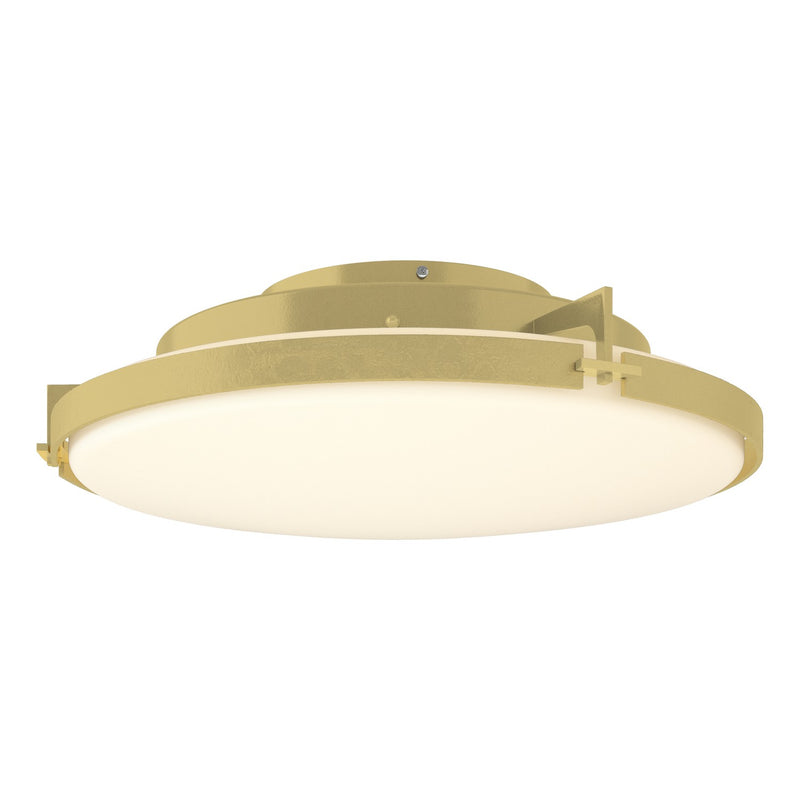 Hubbardton Forge 126747-LED-86-GG0437 LED Flush Mount, Modern Brass