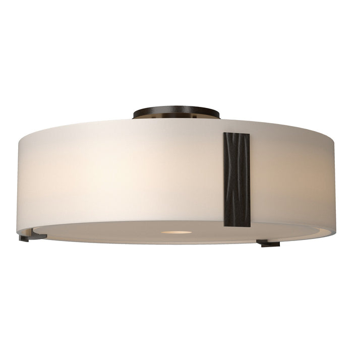 Hubbardton Forge 126751-SKT-14-GG0216 Three Light Semi Flush Mount, Oil Rubbed Bronze
