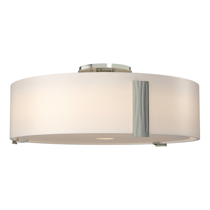 Hubbardton Forge 126751-SKT-85-GG0216 Three Light Semi-Flush Mount, Sterling