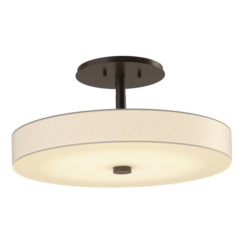 Hubbardton Forge 126803-LED-05-SH1971 LED Semi-Flush Mount, Bronze