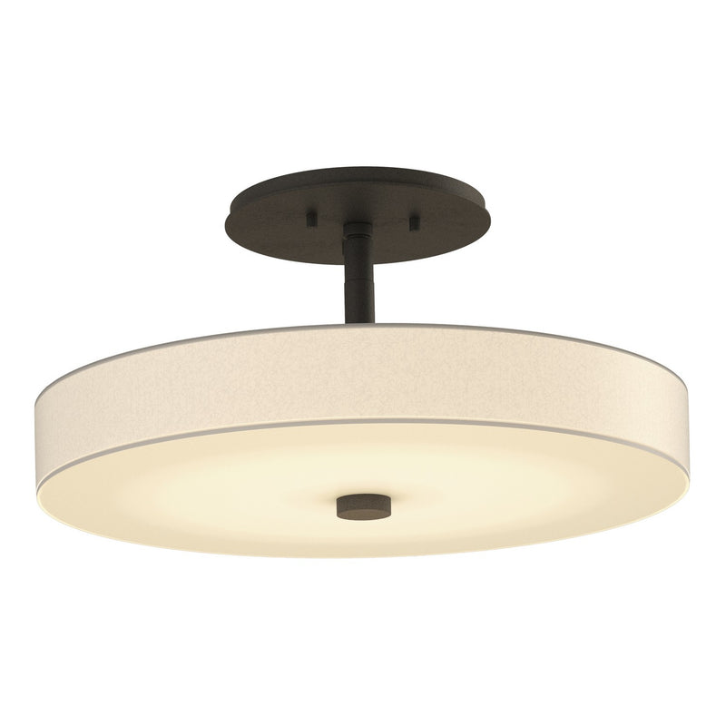 Hubbardton Forge 126803-LED-14-SH1971 LED Semi-Flush Mount, Oil Rubbed Bronze