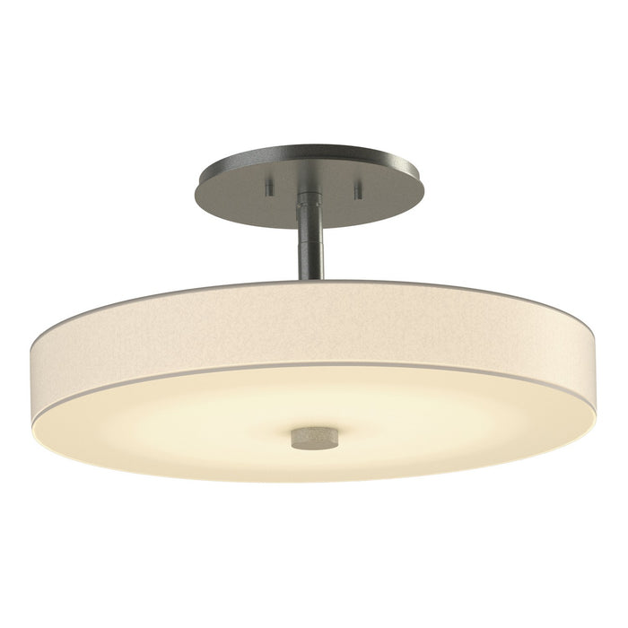 Hubbardton Forge 126803-LED-82-SH1971 LED Semi-Flush Mount, Vintage Platinum
