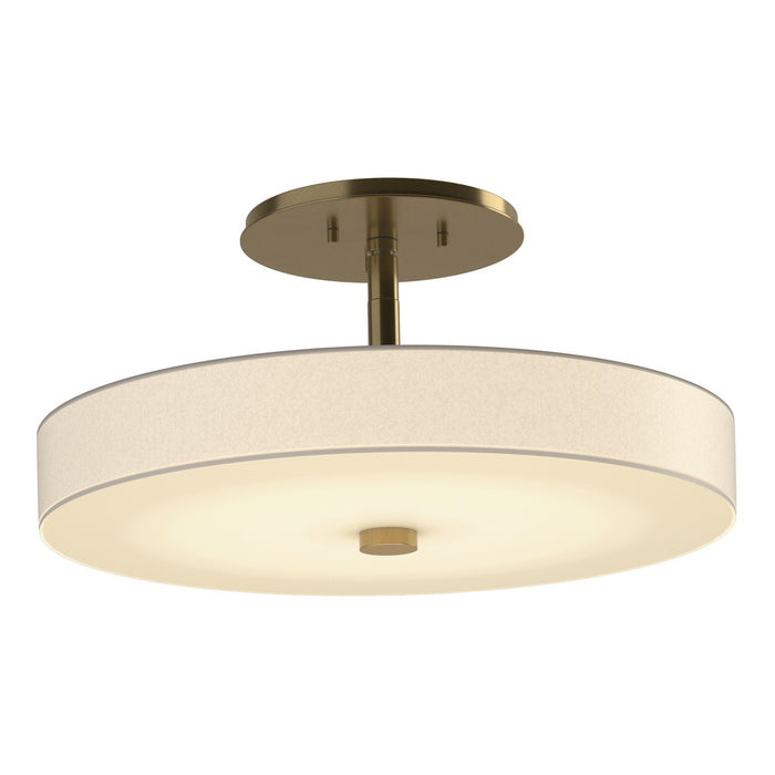 Hubbardton Forge 126803-LED-86-SH1971 LED Semi-Flush Mount, Modern Brass
