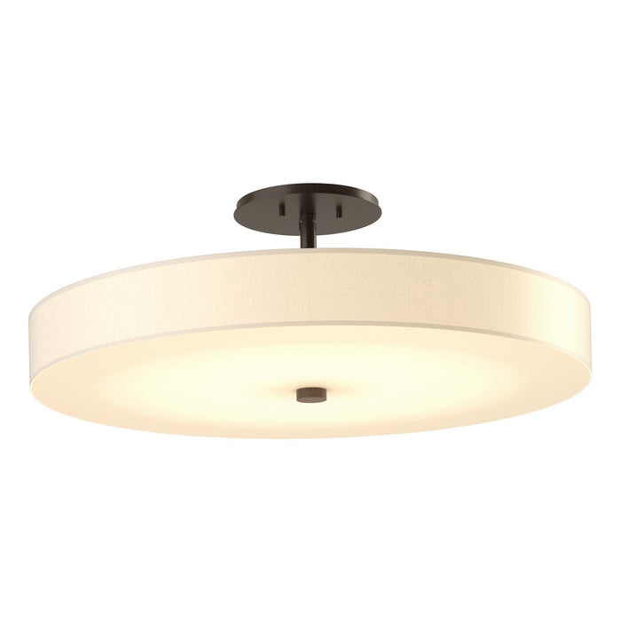 Hubbardton Forge 126805-LED-10-SH1970 LED Semi-Flush Mount, Black