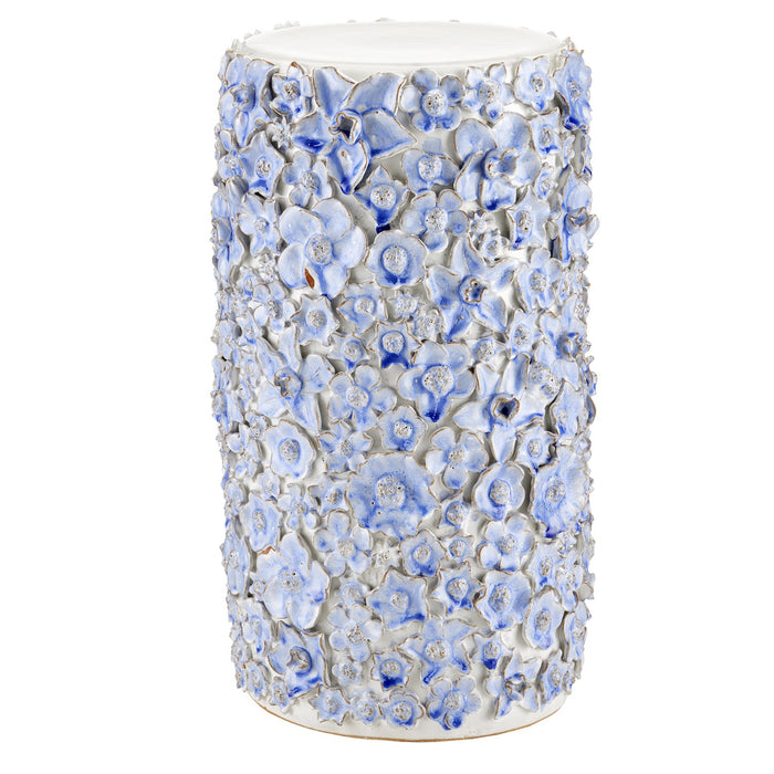 Currey and Company 2000-0035 Accent Table, Blue