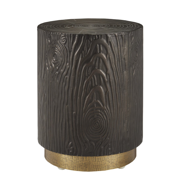 Currey and Company 3000-0242 Accent Table, Bronze/Brass