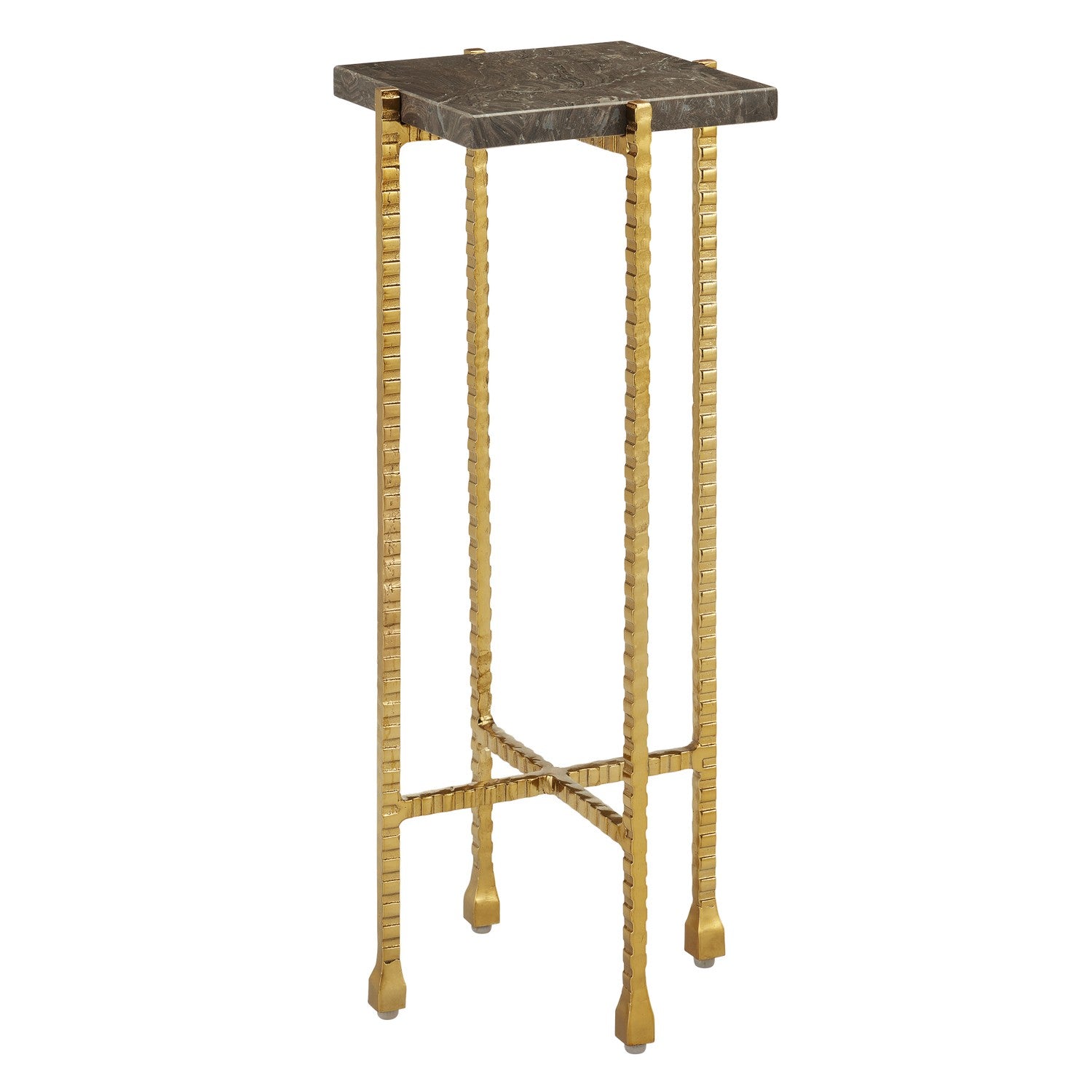 Currey and Company Flying Marble Drinks Table - Thumbnail 2