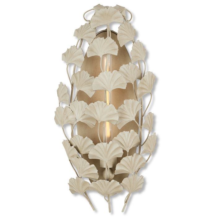 Currey and Company 5000-0230 One Light Wall Sconce, Antique Pearl