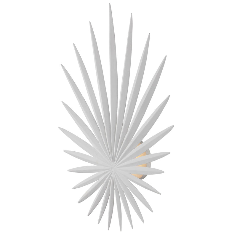Currey and Company 5000-0235 LED Wall Sconce, Gesso White