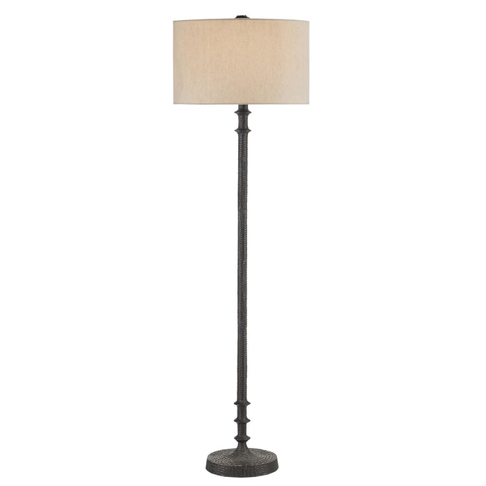 Currey and Company 8000-0132 One Light Floor Lamp, Bronze