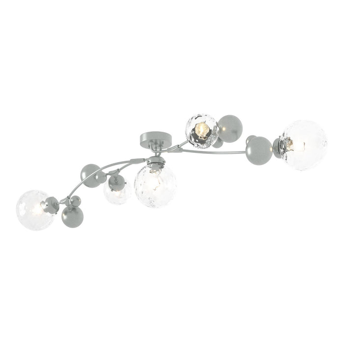 Hubbardton Forge 128715-SKT-82-LL0639 Five Light Semi-Flush Mount, Vintage Platinum