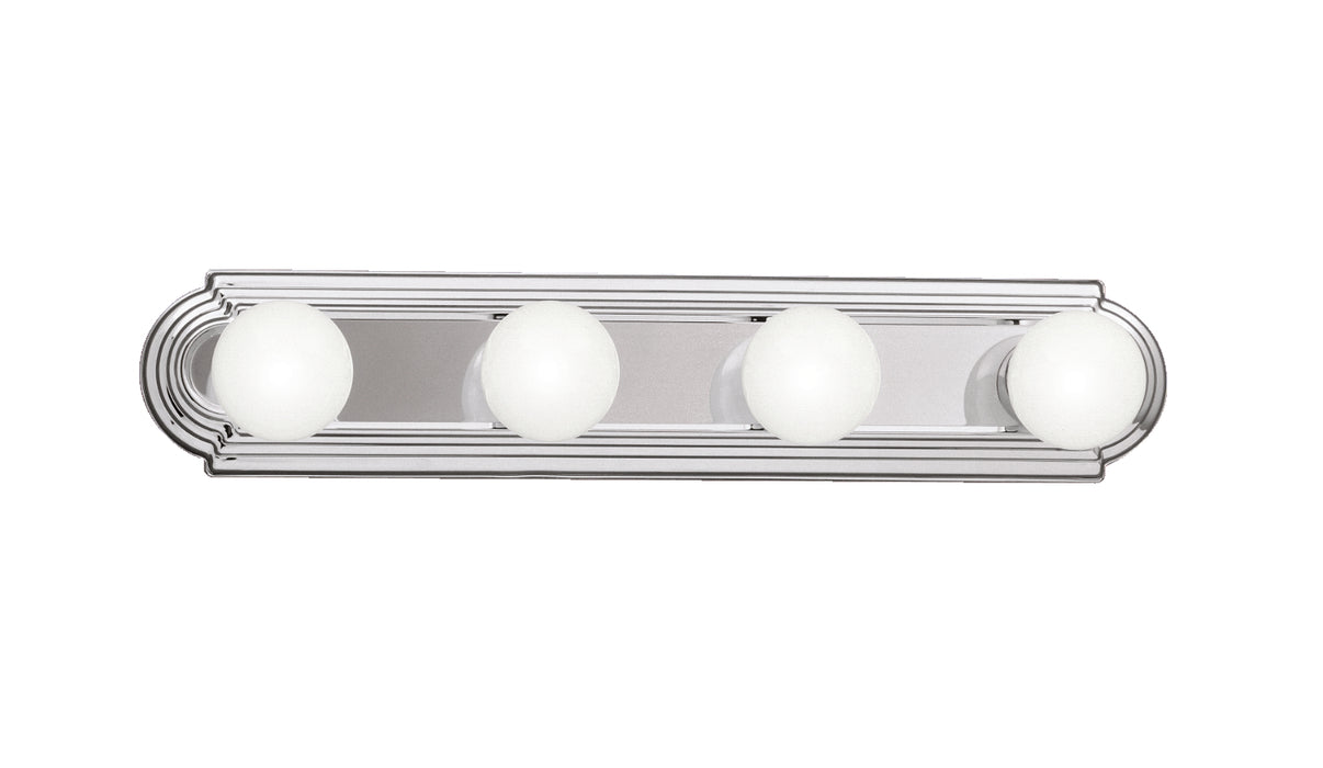 Kichler 5017CH Four Light Linear Bath, Chrome