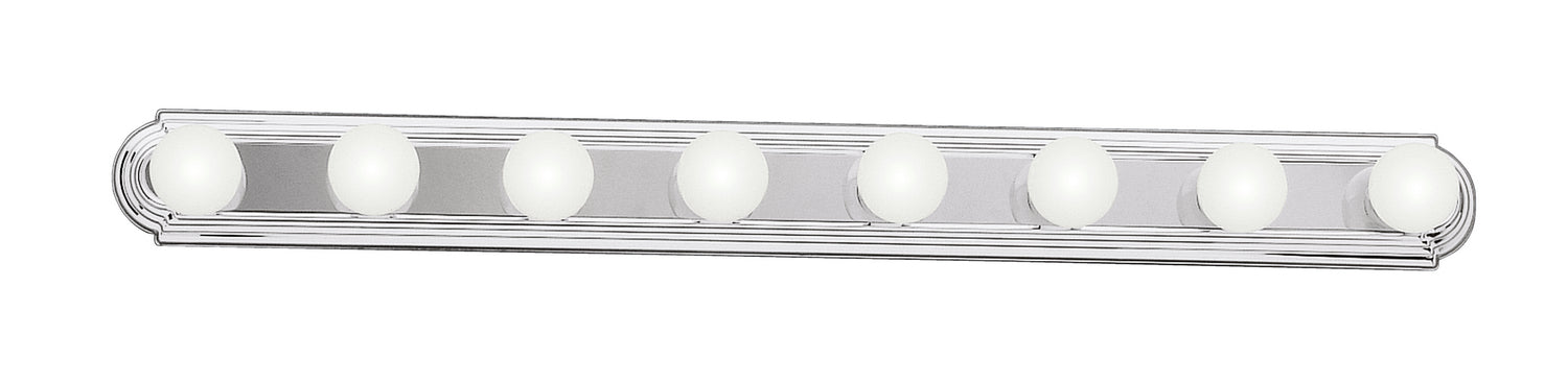 Kichler 5019CH Eight Light Linear Bath, Chrome