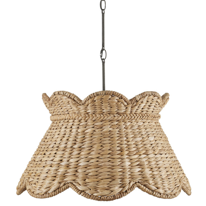 Currey and Company 9000-1115 One Light Pendant, Natural
