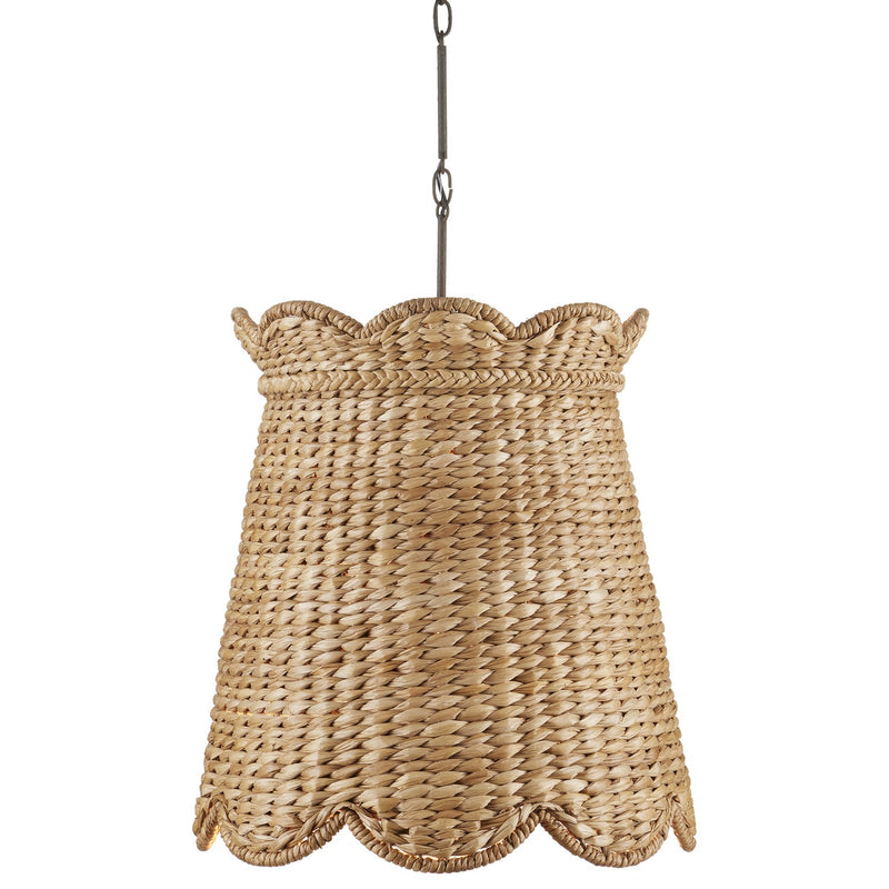 Currey and Company 9000-1116 One Light Pendant, Natural