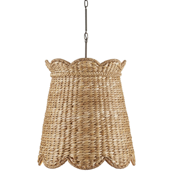 Currey and Company 9000-1116 One Light Pendant, Natural