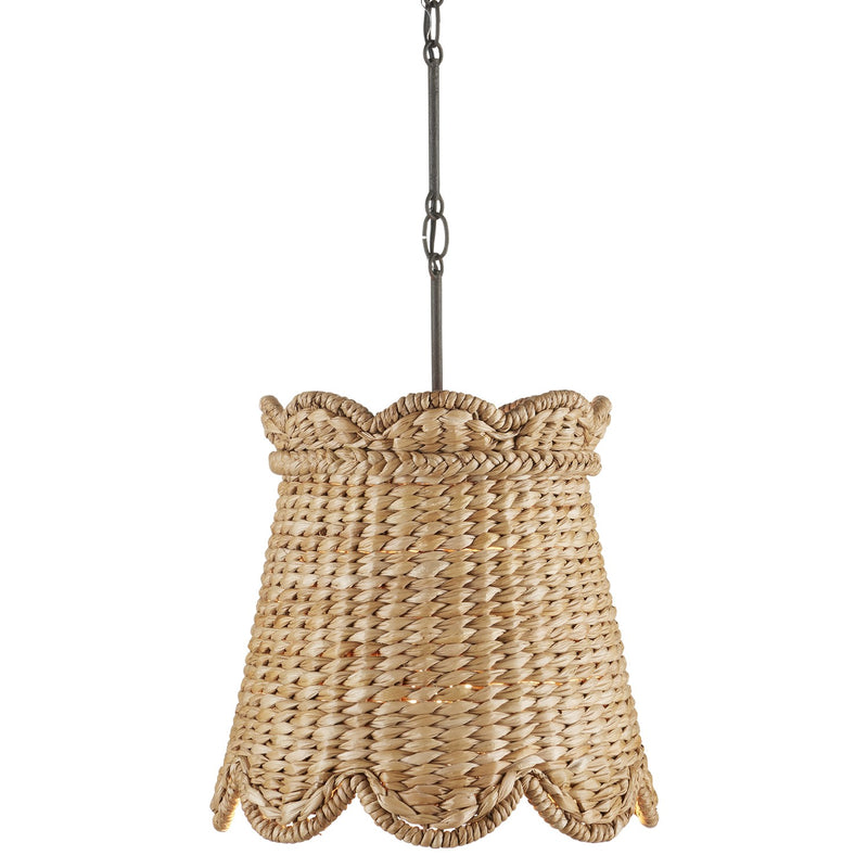 Currey and Company 9000-1117 One Light Pendant, Natural