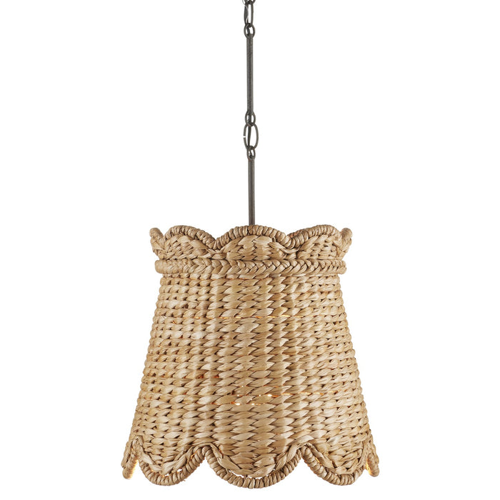Currey and Company 9000-1117 One Light Pendant, Natural