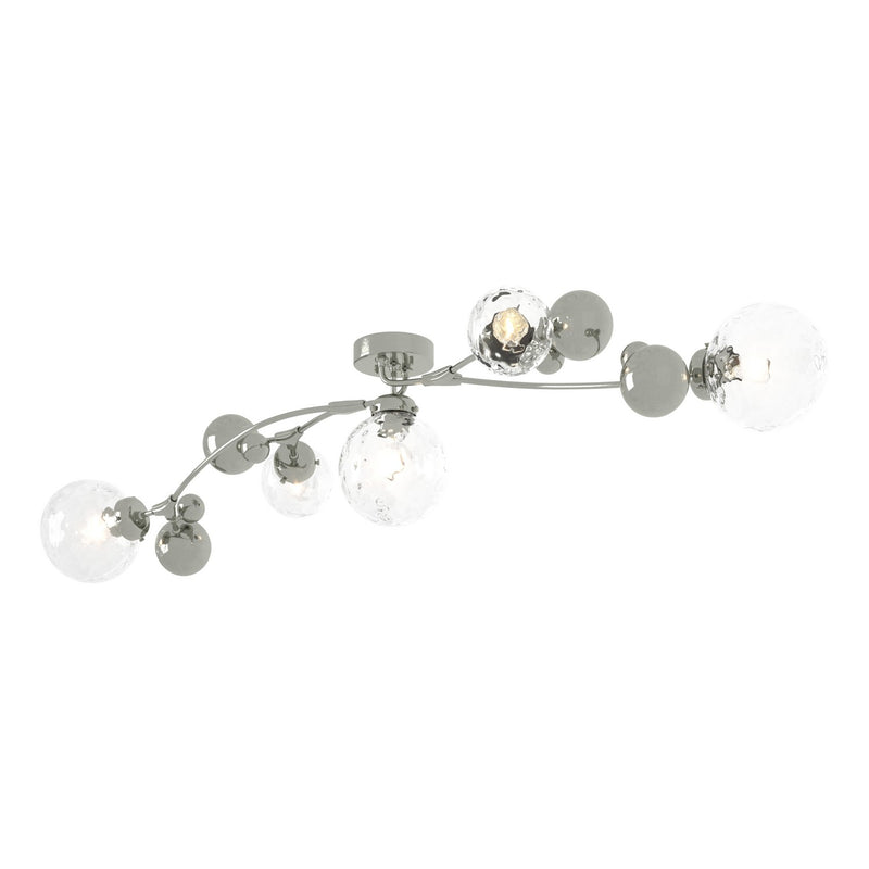Hubbardton Forge 128715-SKT-85-LL0639 Five Light Semi-Flush Mount, Sterling