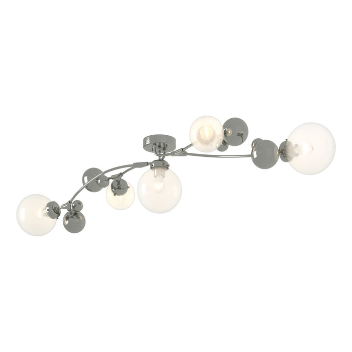 Hubbardton Forge 128715-SKT-85-WF0639 Five Light Semi-Flush Mount, Sterling