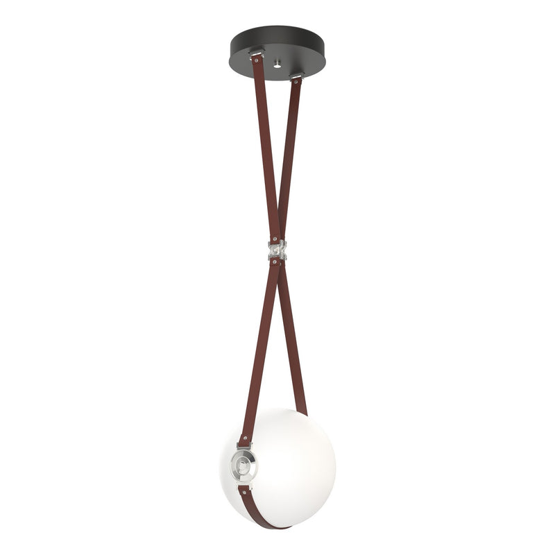 Hubbardton Forge 131040-LED-STND-10-24-LB-NL-GG0670 LED Pendant, Black