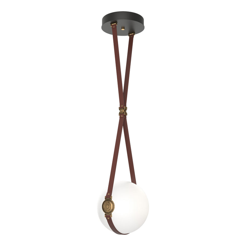 Hubbardton Forge 131040-LED-STND-10-27-LB-NL-GG0670 LED Pendant, Black