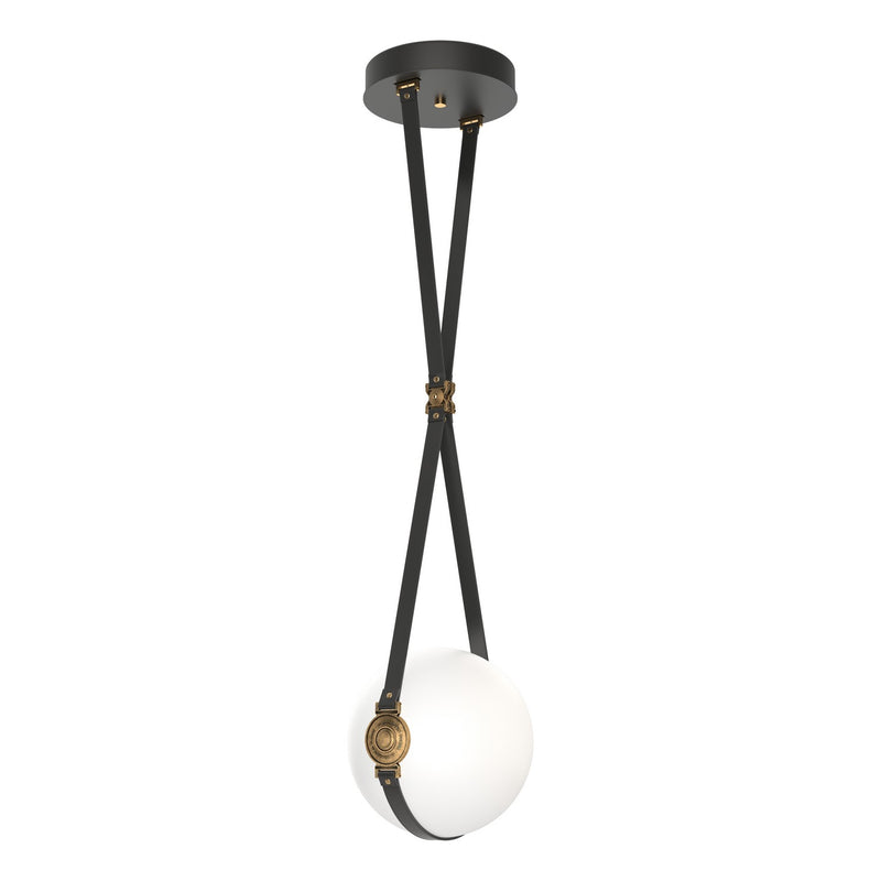 Hubbardton Forge 131040-LED-STND-10-27-LK-HF-GG0670 LED Pendant, Black