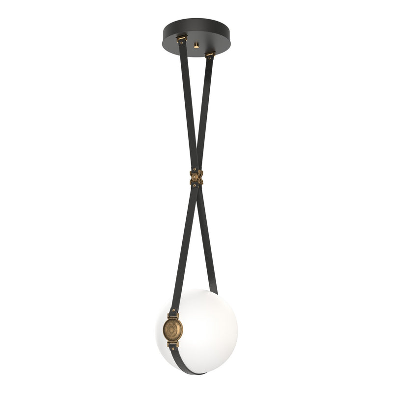 Hubbardton Forge 131040-LED-STND-10-27-LK-NL-GG0670 LED Pendant, Black