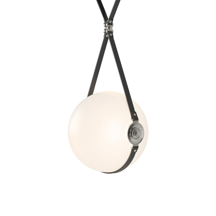 Hubbardton Forge 131042-LED-LONG-10-24-LK-HF-GG0680 LED Pendant, Black