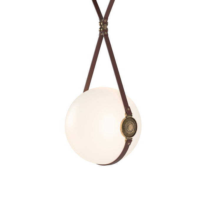 Hubbardton Forge 131042-LED-LONG-10-27-LB-HF-GG0680 LED Pendant, Black