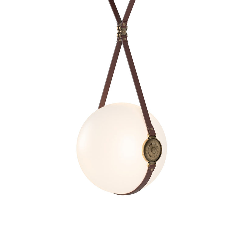 Hubbardton Forge 131042-LED-LONG-10-27-LB-NL-GG0680 LED Pendant, Black