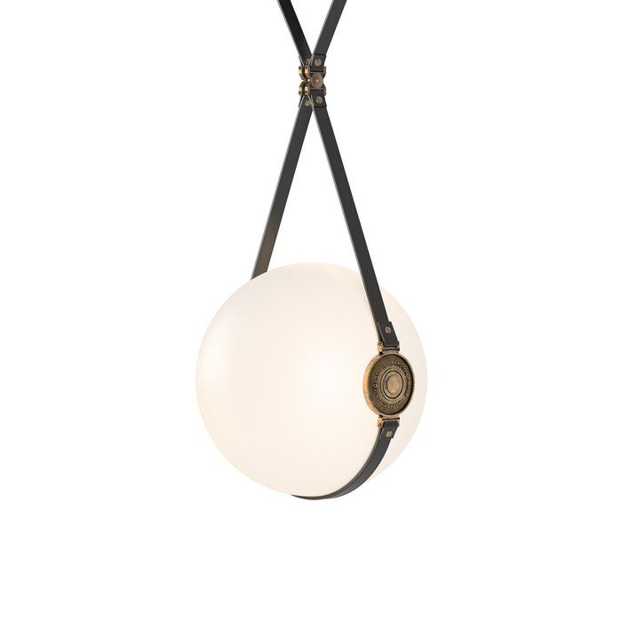 Hubbardton Forge 131042-LED-LONG-10-27-LK-HF-GG0680 LED Pendant, Black