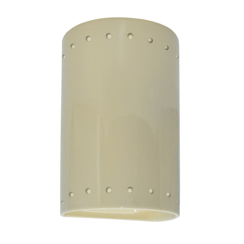 Justice Designs CER-0995-VAN-LED1-1000 LED Lantern, Vanilla (Gloss)