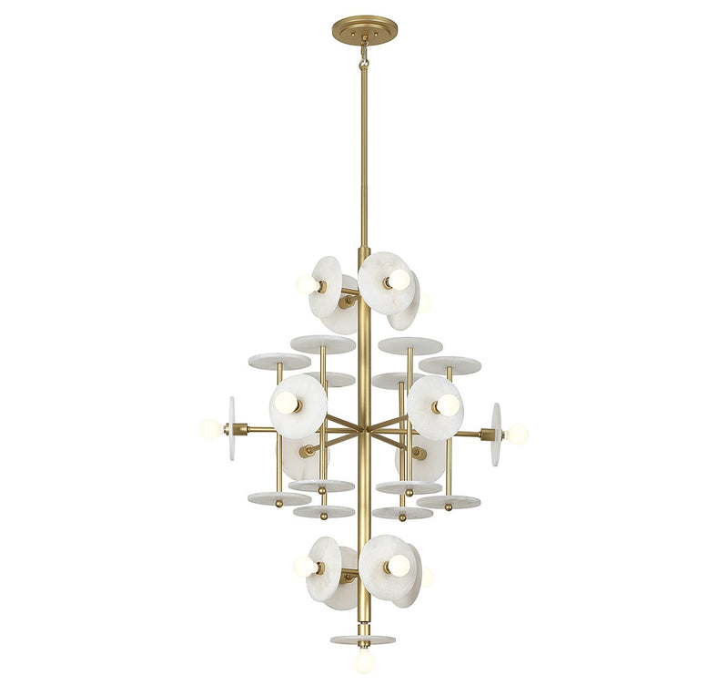 Savoy House 1-1592-15-38 15 Light Chandelier, Royal Gold