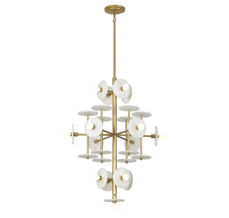 Savoy House 1-1592-15-38 15 Light Chandelier, Royal Gold