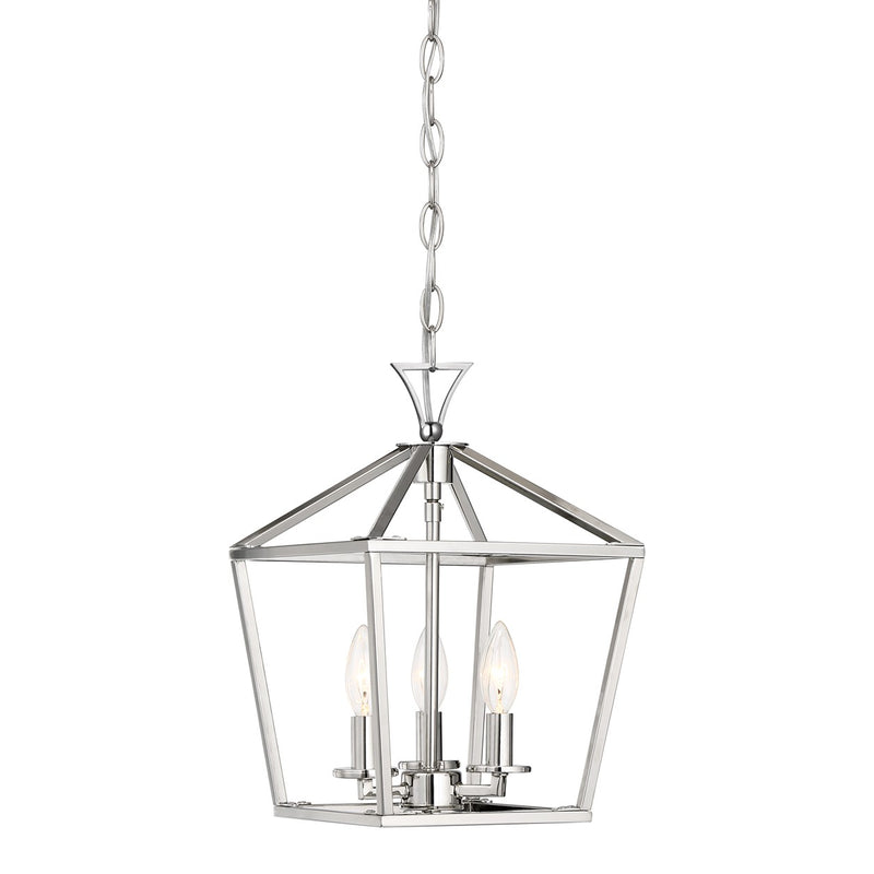 Savoy House 3-420-3-109 Three Light Pendant, Polished Nickel