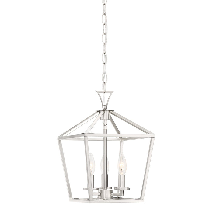 Savoy House 3-420-3-SN Three Light Pendant, Satin Nickel