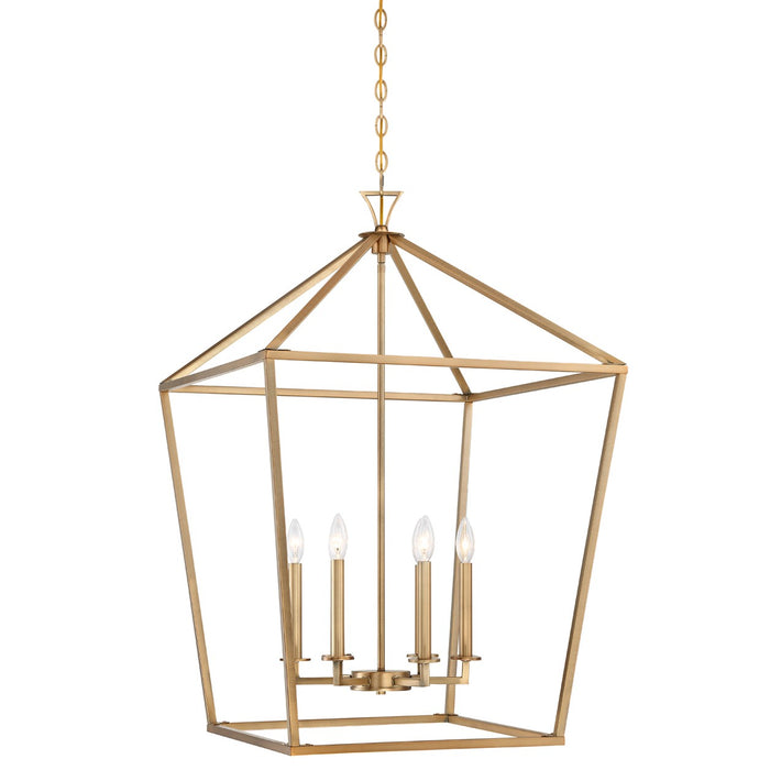 Savoy House 3-422-6-322 Six Light Pendant, Warm Brass
