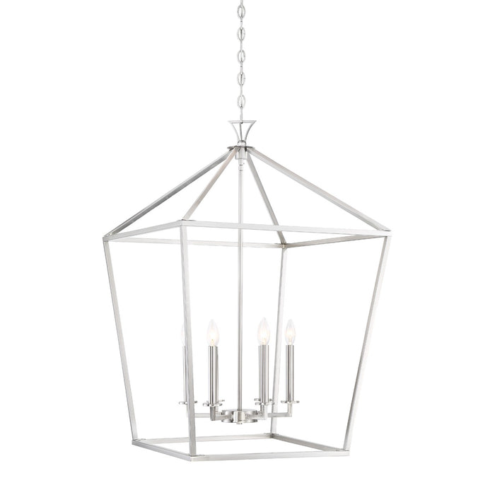 Savoy House 3-422-6-SN Six Light Pendant, Satin Nickel