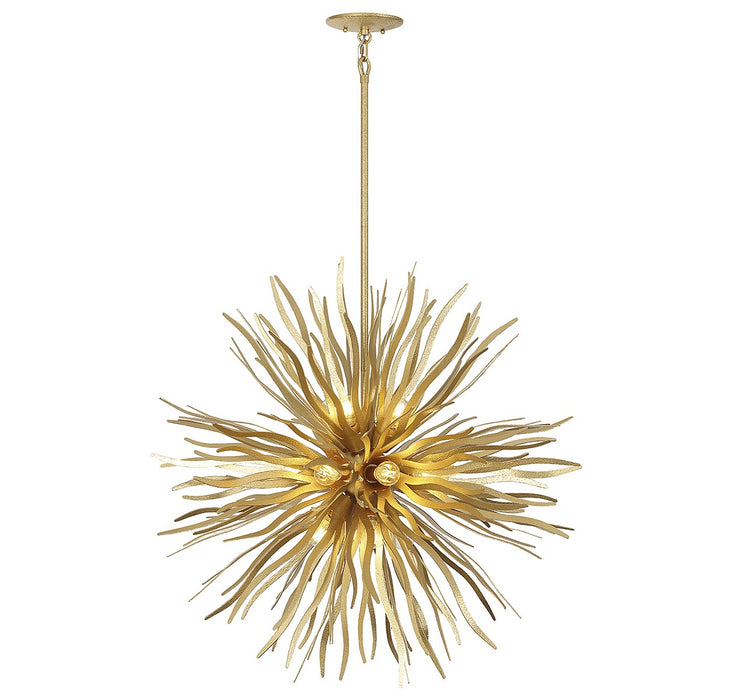 Savoy House 7-1956-16-37 16 Light Pendant, Cavalier Gold