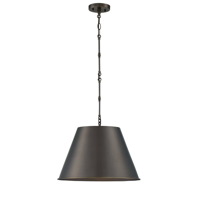 Savoy House 7-231-1-323 One Light Pendant, Old Bronze