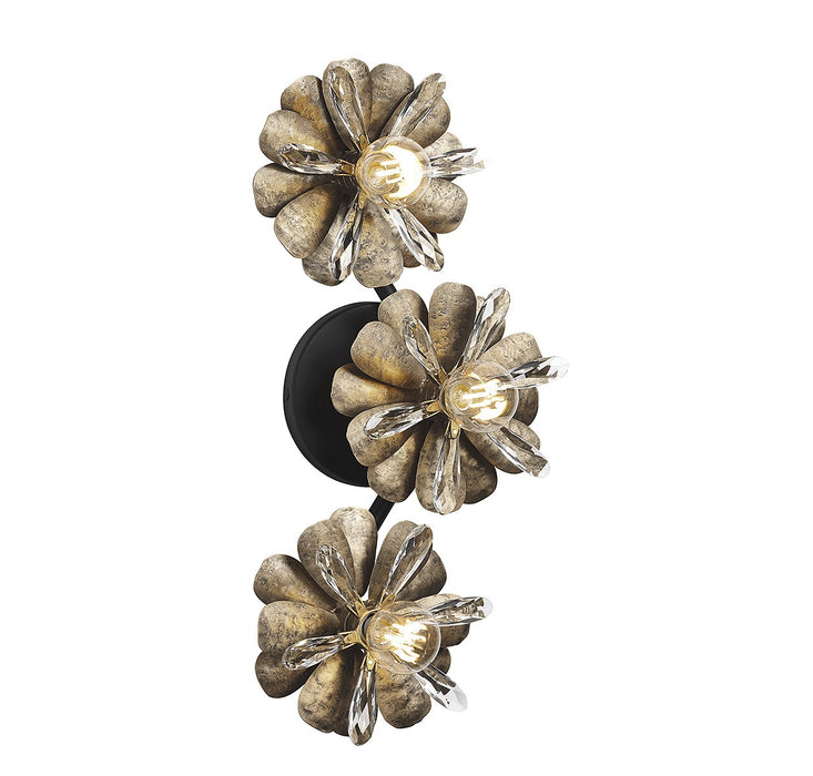 Savoy House 9-1964-3-18 Three Light Wall Sconce, Delphine